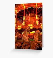 Carousel Greeting Card
