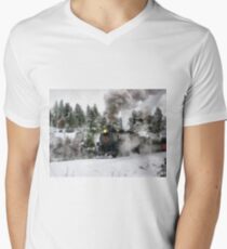 steam power Men's V-Neck T-Shirt