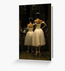 Waiting in the wings Greeting Card
