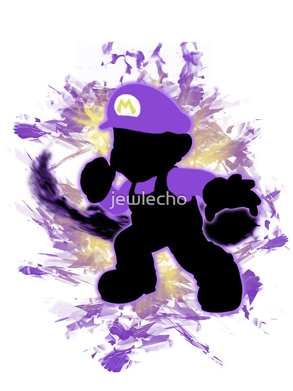 quot smash bros purple mario silhouette quot stickers by jewlecho redbubble quot smash bros purple mario silhouette quot stickers by jewlecho redbubble
