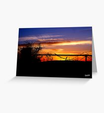 bald hill the marsh Greeting Card