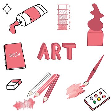 Artwork thumbnail, Coral School Subject Sticker Pack by The-Goods