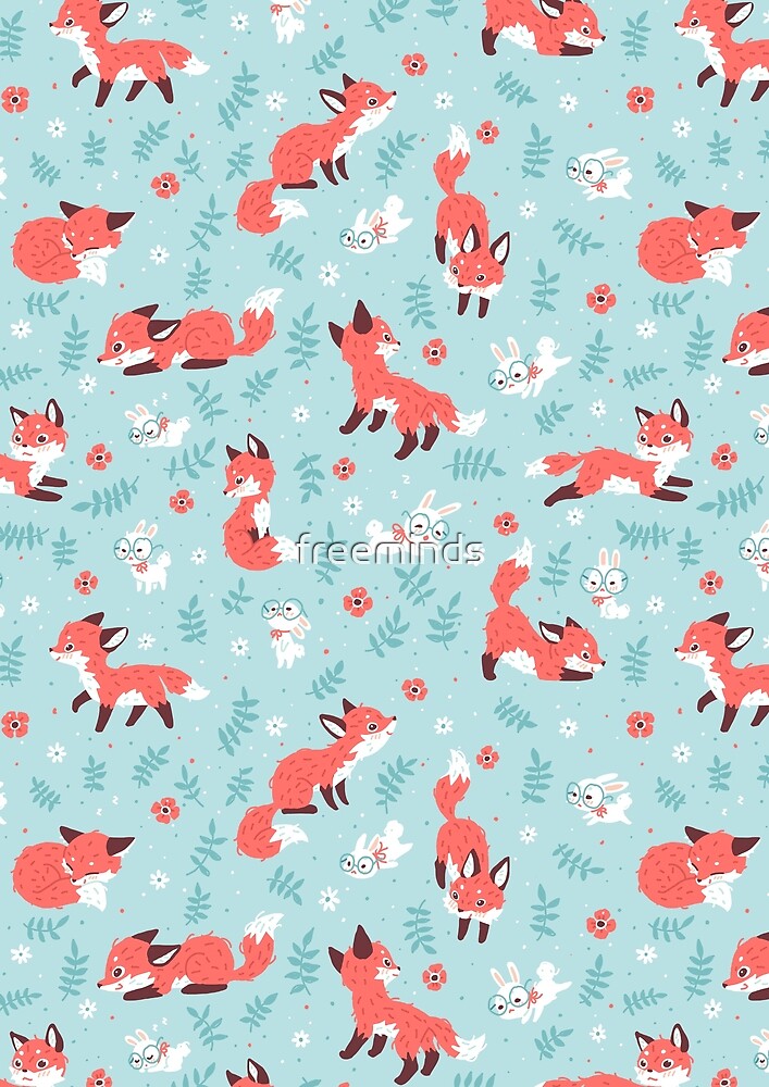 Fox And Rabbit Templete