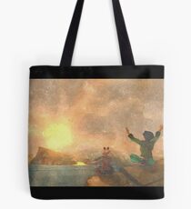 Yoga face to the Sun - 瑜伽面对太阳 Tote Bag