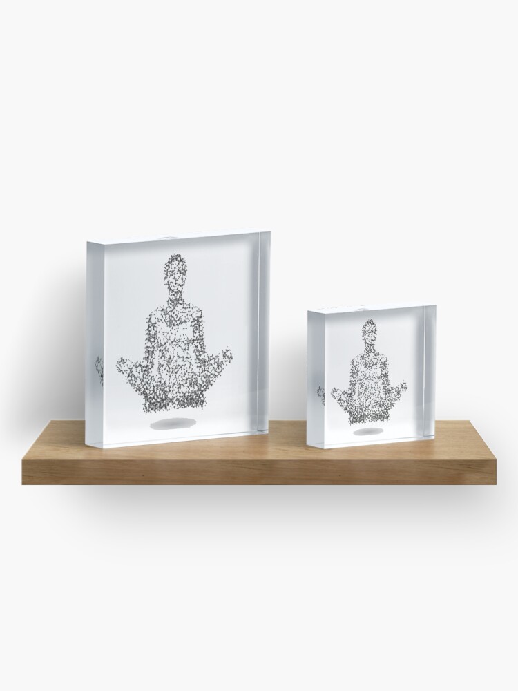Bloc acrylique ''Meditation !' : autre vue