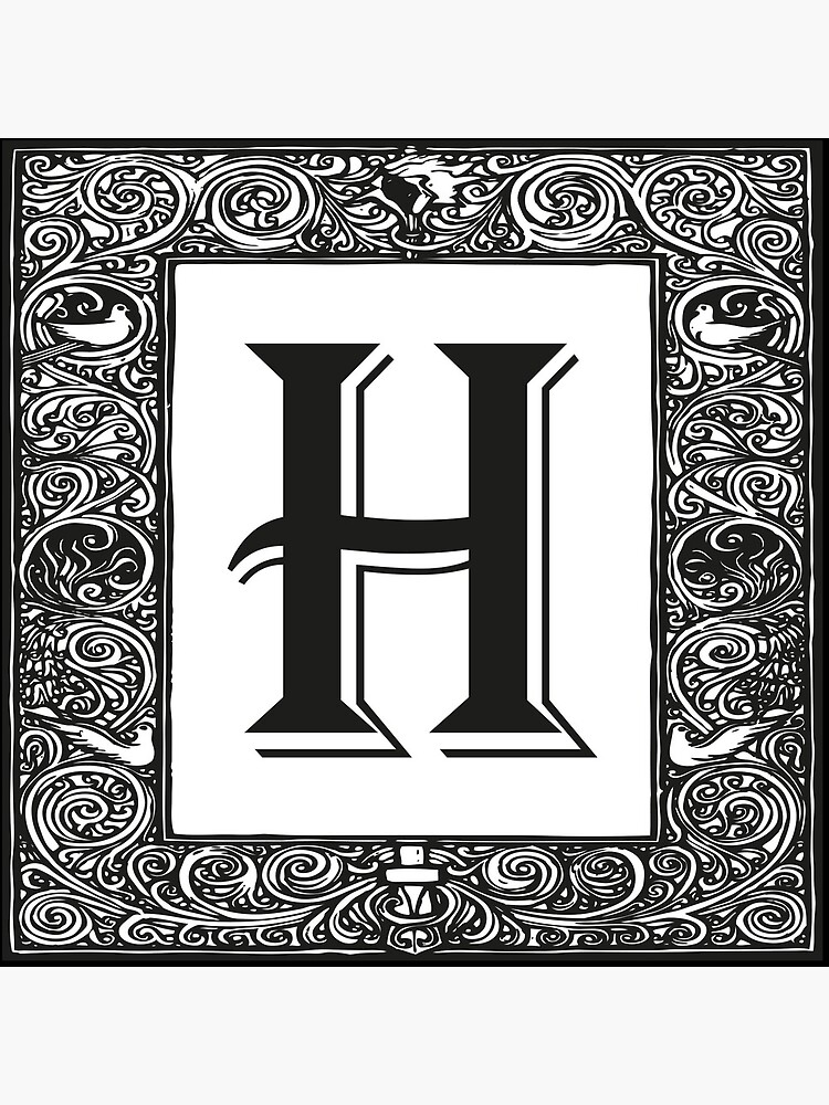 Vintage Monogram | Letter H | by EclecticAtHeART