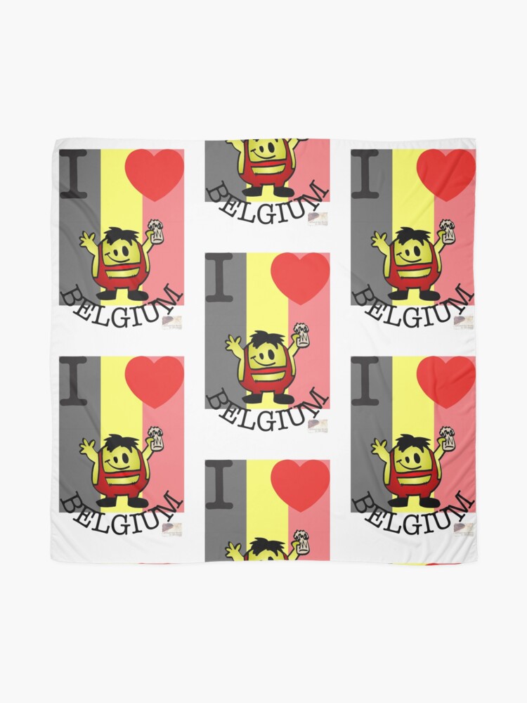 Alternate view of I heart BELGIUM Scarf