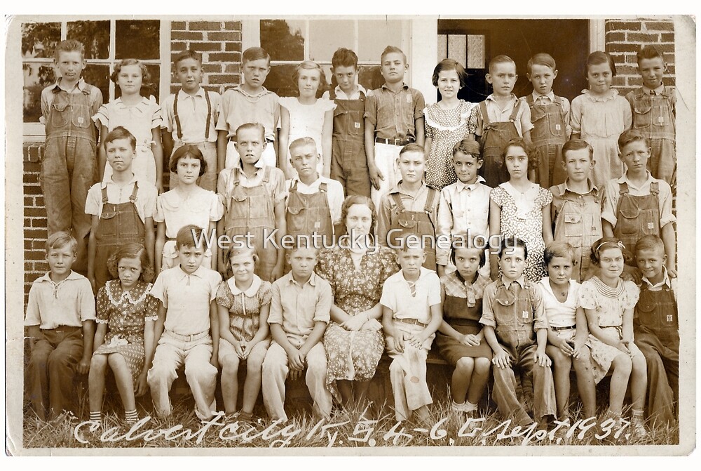 "SEPTEMBER 1937 CALVERT CITY SCHOOL GRADES 46, CALVERT CITY, KENTUCKY