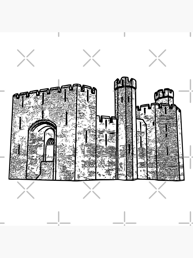 Caernarfon Castle Vector by tribbledesign