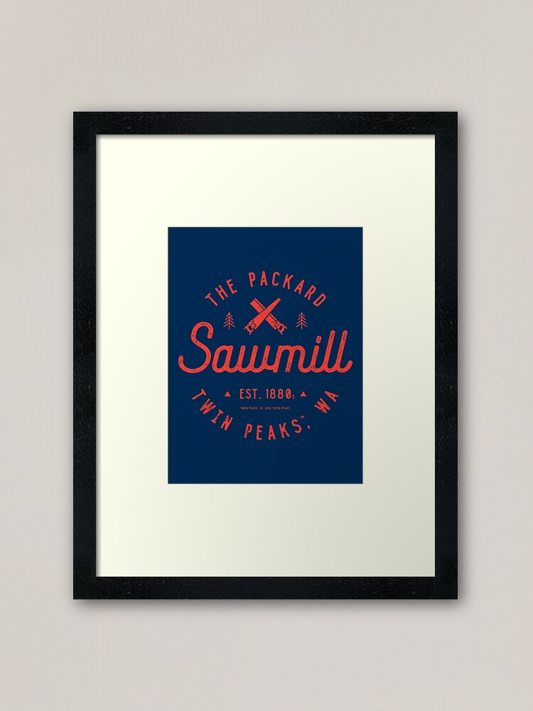 Alternate view of The Packard Sawmill, Twin Peaks Framed Art Print