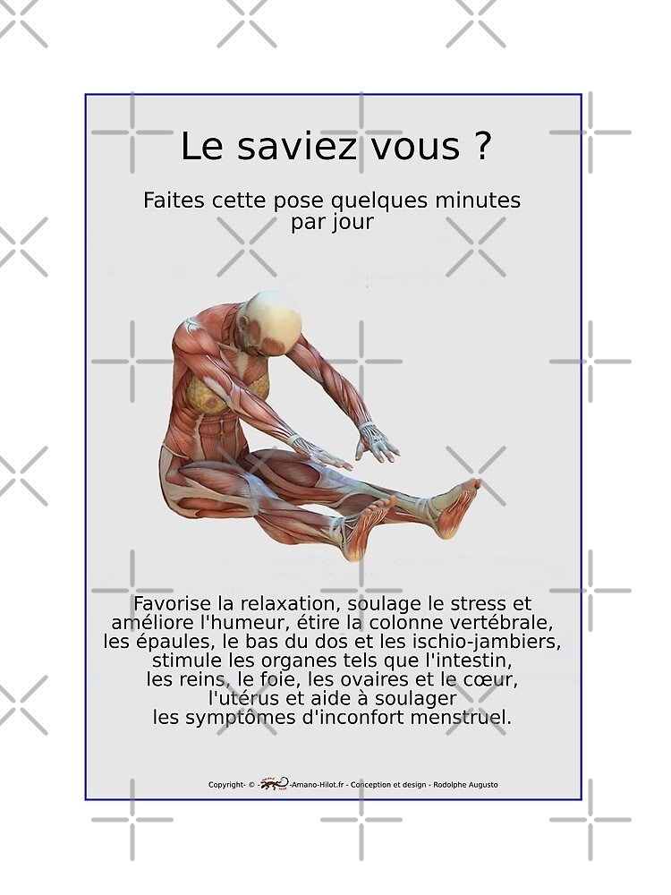 « Planches Musculo-squelettique des positions de Yoga - N°33 » par rodolphe-a