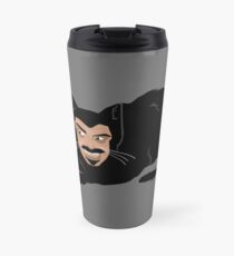 Vlad die Katze (Grau) Thermobecher