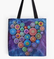 Love Rocks Mandala Stone Collection by Elspeth McLean Tote Bag