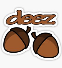 Funny deez nuts geek funny nerd Sticker