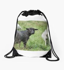 Ba Ba Black sheep Drawstring Bag