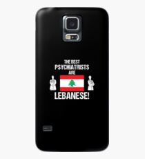 Best Psychiatrists Are Lebanese Flag Doctor Drawing design Hülle & Klebefolie für Samsung Galaxy