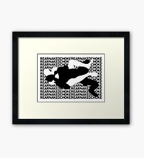 Jiu Jitsu MMA Rear Naked Choke Framed Print