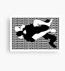 Jiu Jitsu MMA Rear Naked Choke Canvas Print