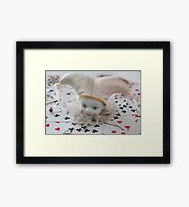 Poker face ...... Framed Print