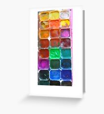 Water Colours Greeting Card