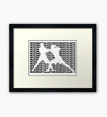 Mixed Martial Arts Cage Fighting Framed Print