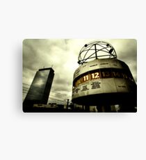 Berlin, Weltzeituhr Canvas Print