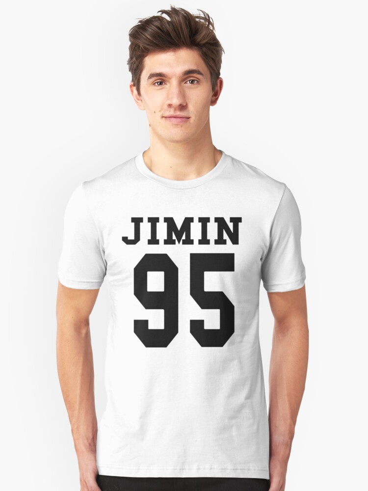 jimin striped t shirt