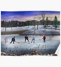 Pond Hockey Poster