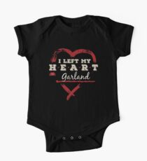 I Left My Heart In Garland Pride Short Sleeve Baby One-Piece