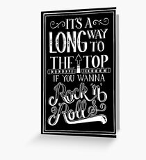 Tarjeta de felicitación AC / DC es un largo camino hacia la cima