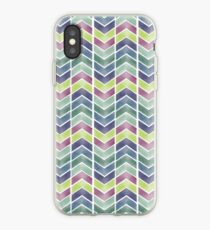 jewel tone chevrons iPhone-Hülle & Cover