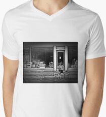 Her Babies V-Neck T-Shirt