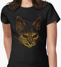 Bad kitty kitty Women's Fitted T-Shirt