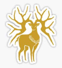 - House Golden Deer - Sticker