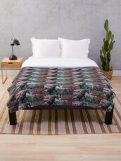 Go Vegan! Throw Blanket