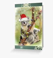 Christmas Koala's Greeting Card