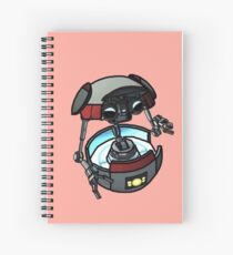 Gortys w/ background Spiral Notebook