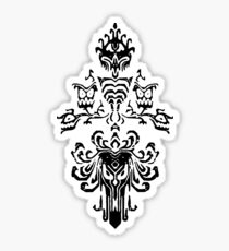 Haunted Mansion Wallpaper Design Sticker