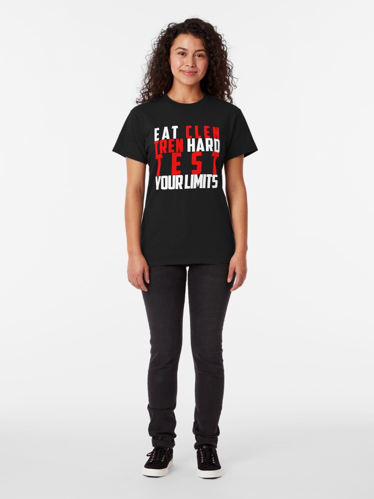 tren hard eat clen shirt