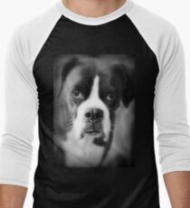 Arwen's Portrait - Female Boxer - Boxer Dogs Series Men's Baseball ¾ T-Shirt