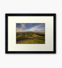 Sunset From British Camp - The Malvern Hills Framed Print