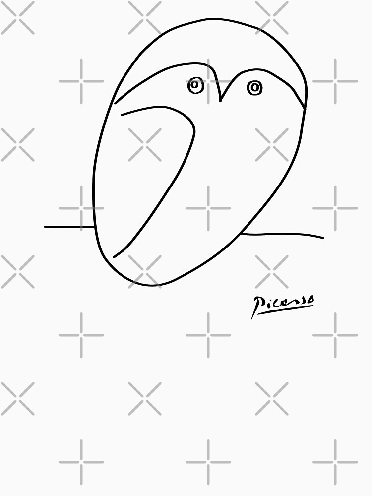 Picasso Sketch Line ''Owl'' by no-1