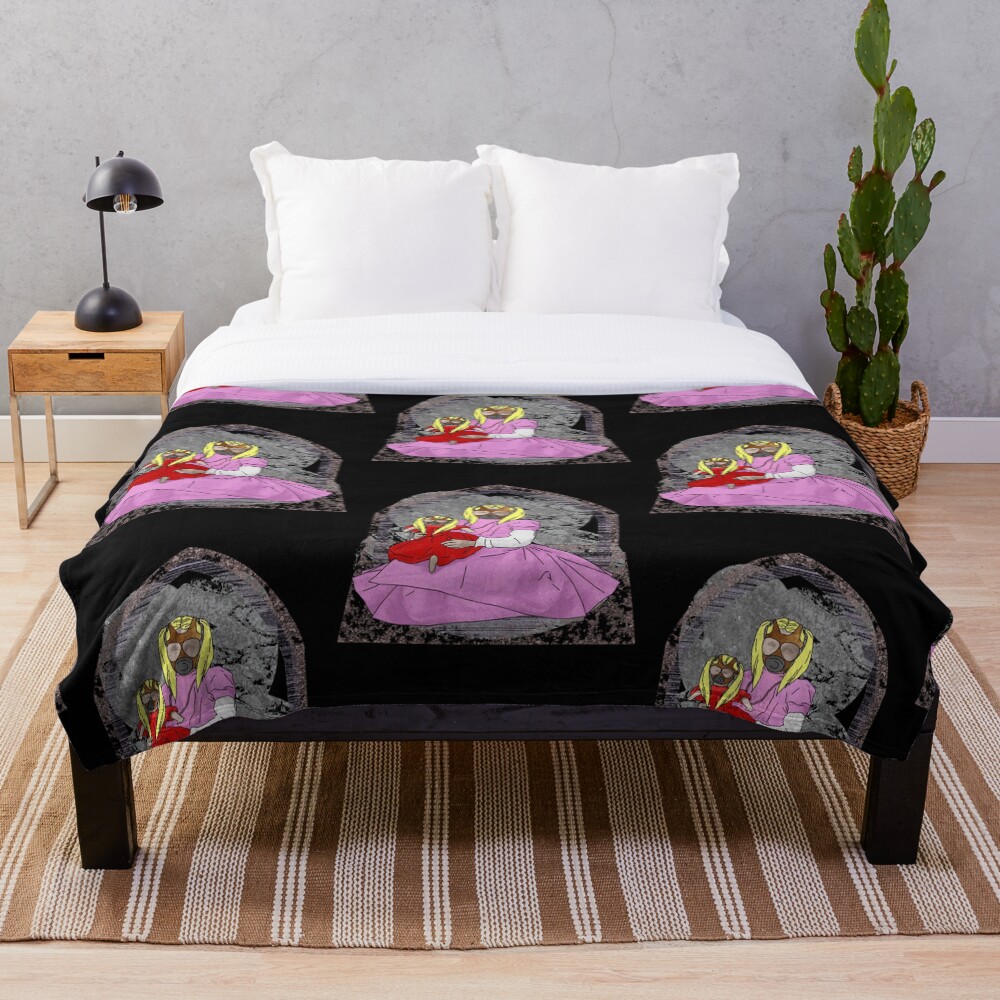 "boys smell " Throw Blanket by IanByfordArt Redbubble