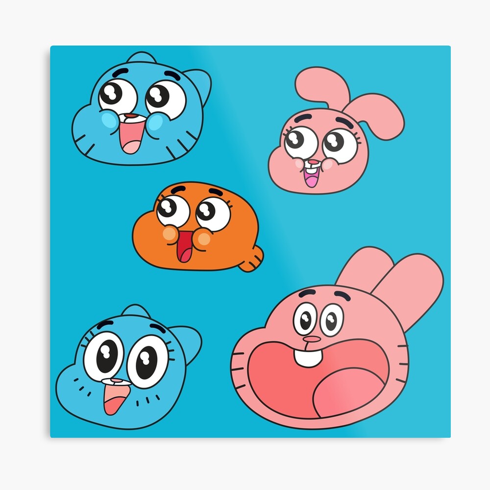 The Amazing World of Gumball Metal Print