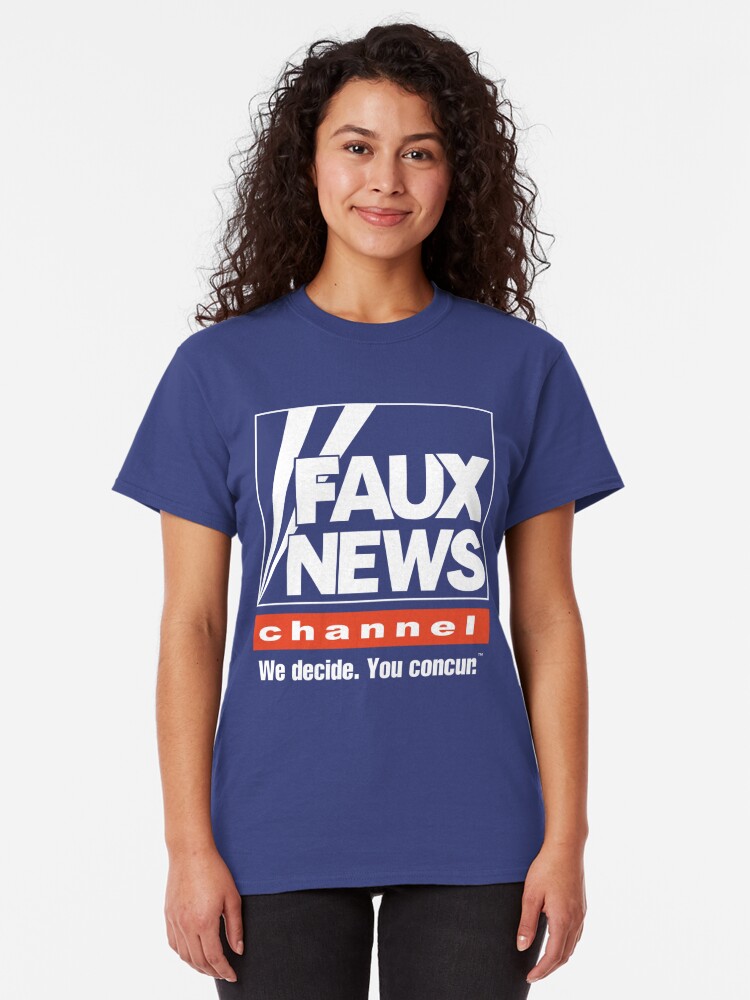 faux news shirt