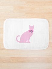 Hübsche Miezekatze Badematte