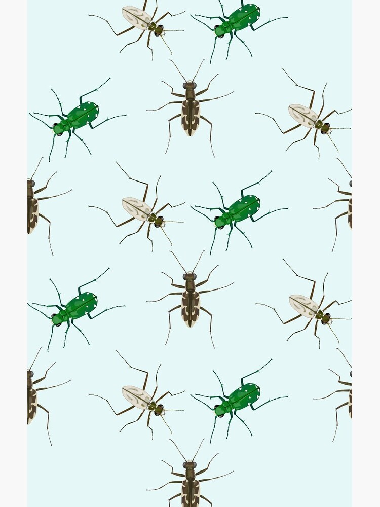 Tiger Beetle Pattern by thevexedmuddler