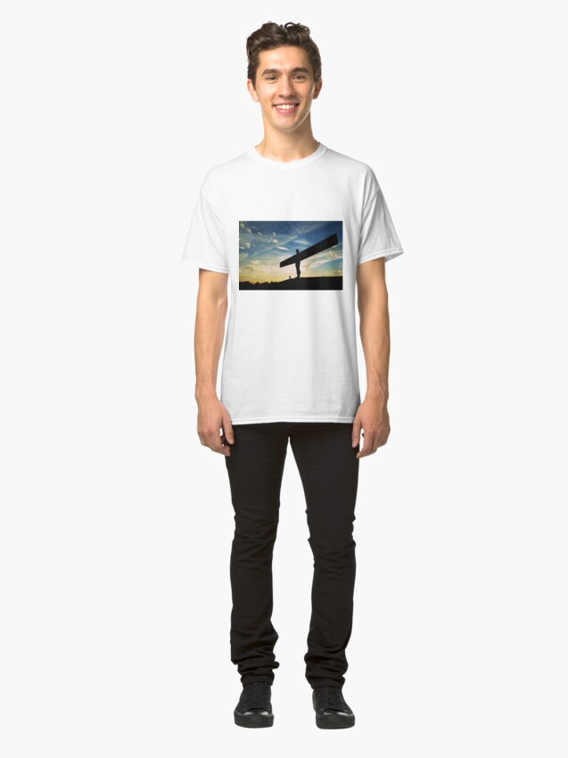 Alternate view of Angel of the North, Sunset, Newcastle-Gateshead Classic T-Shirt