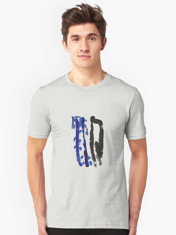 Alternate view of Black & Blue Slim Fit T-Shirt