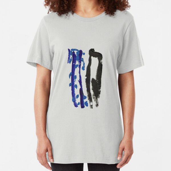 Black & Blue Slim Fit T-Shirt